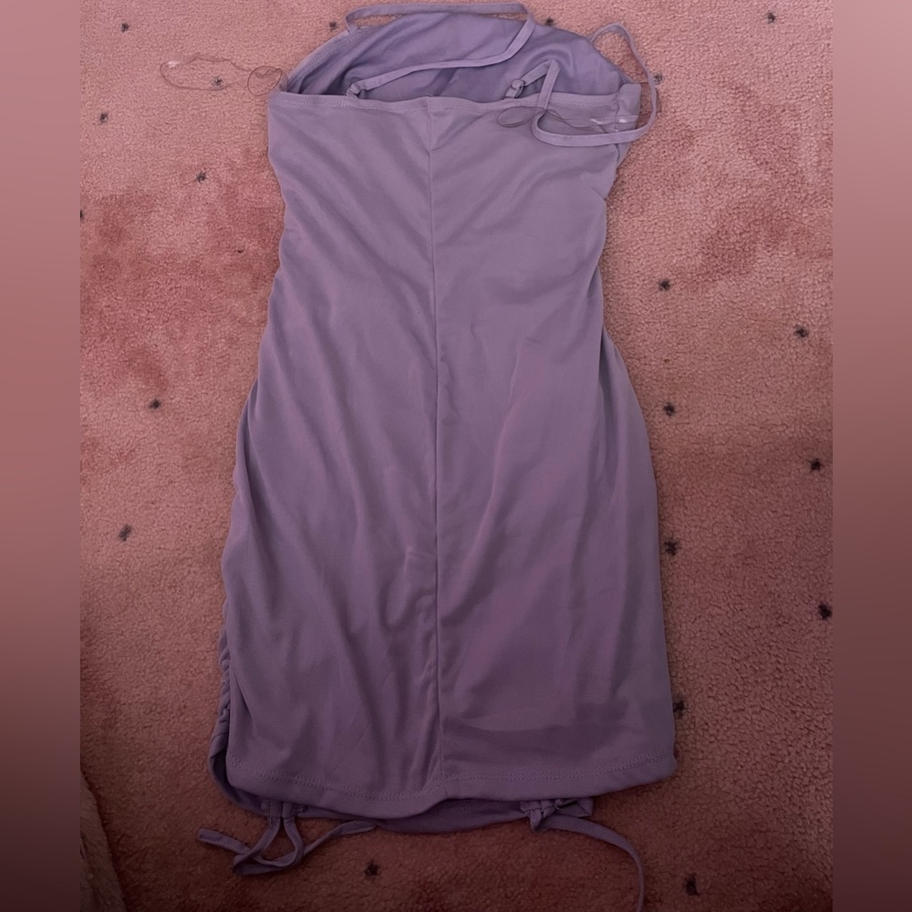 Purple short dress cute and perfect for homecoming or prom! Never worn.